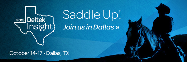 Saddle Up! Join us in Dallas for Insight 2013